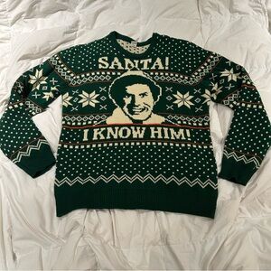 Elf “Ugly” Christmas Sweater - Santa I Know Him!